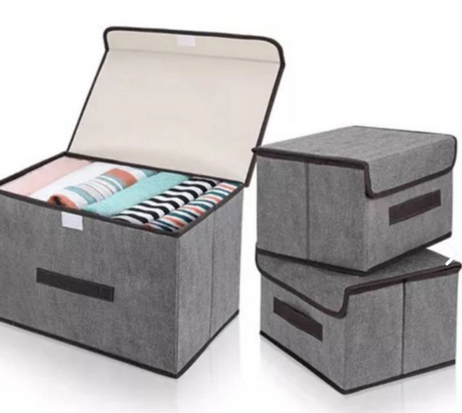 Set cajas organizadoras de ropa x3